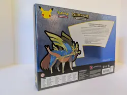 Sealed Pokemon TCG: 2021 Celebrations Deluxe Pin Collection Box - Zacian LV.X - Image 3