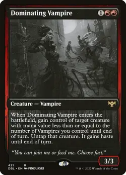 Dominating Vampire-Innistrad: Double Feature-Regular-421-LP - Image 1