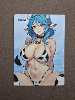 Mtg Altered Art Hand Painted Anime - Image 1