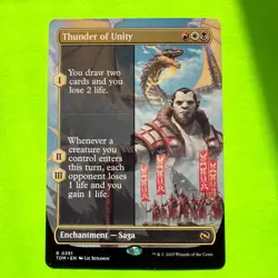MTG Tarkir Dragonstorm - Thunder of Unity - Borderless - 0391 - Image 1