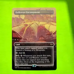 MTG Tarkir Dragonstorm - Dalkovan Encampment - Borderless - 0394 - Image 1