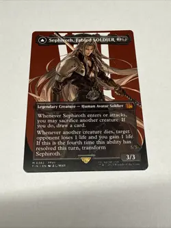 Sephiroth, Fabled SOLDIER (0382) (Borderless) Final Fantasy Regular - Image 1