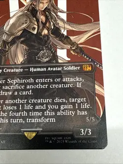 Sephiroth, Fabled SOLDIER (0382) (Borderless) Final Fantasy Regular - Image 4