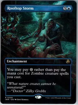 Rooftop Storm (Borderless) - 306 - Innistrad Remastered - Magic MTG - LP - FOIL - Image 1