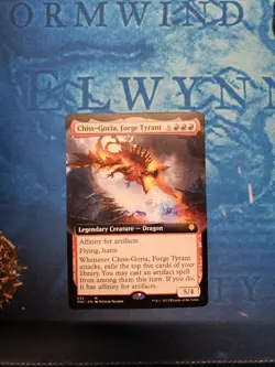 MTG Chiss-Goria, Forge Tyrant Extended Art Phyrexia ONE ONC NM - Image 1