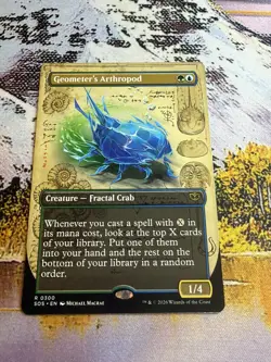 Geometer's Arthropod - Borderless Secrets of Strixhaven MTG - Image 1