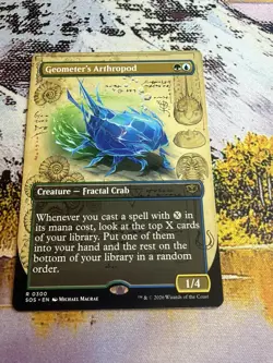 Geometer's Arthropod - Borderless Secrets of Strixhaven MTG - Image 3