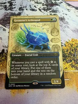 Geometer's Arthropod - Borderless Secrets of Strixhaven MTG - Image 4