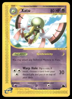 Pokemon Cards Xatu 35/144 Skyridge Rare NM - Image 1