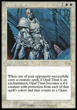 Opal Titan - Near Mint MTG Urza's Saga - Image 1
