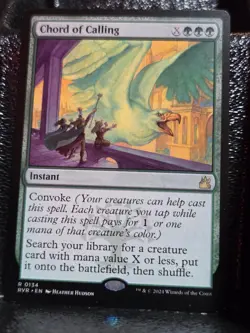 Chord of Calling 134 Rare Ravnica Remastered Magic: The Gathering Near Mint - Image 1