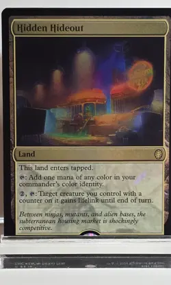 Hidden Hideout (Surge Foil) Commander: Teenage Mutant Ninja Turtles Foil - Image 1