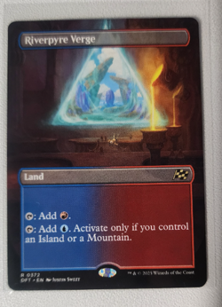 RIVERPYRE VERGE - Borderless - Aetherdrift - MTG Rare #372 - Image 1