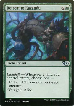 Retreat to Kazandu - U707 - MTG - Jumpstart Foundations (J25) - Image 1