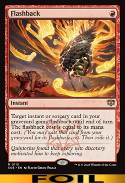 Flashback ** FOIL ** #115 - Secrets of Strixhaven - NM MTG - Image 1