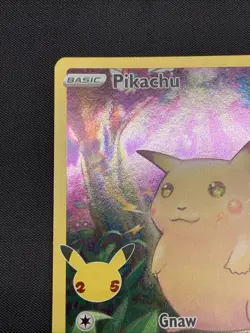 Pokemon TCG Celebrations Pikachu 5/25 Holo Rare LP - Image 2