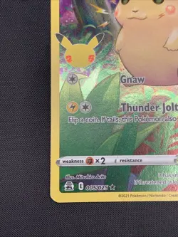 Pokemon TCG Celebrations Pikachu 5/25 Holo Rare LP - Image 4