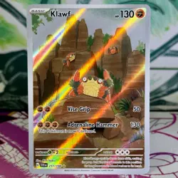Klawf - 217/198 - Illustration Rare - Scarlet & Violet - English - Pokemon - Image 1
