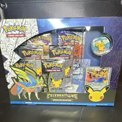 Pokemon TCG Celebrations Deluxe Pin Collection Box Zacian LV.X English 2021 - Image 1