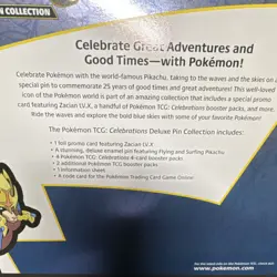 Pokemon TCG Celebrations Deluxe Pin Collection Box Zacian LV.X English 2021 - Image 4