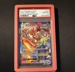 PSA 10 Blaziken VMAX 201/198 Chilling Reign Secret Alternate Art English POKEMON - Image 1