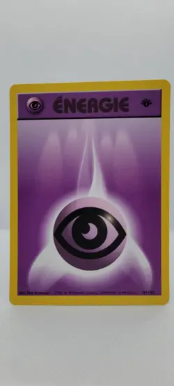 Carte Pokemon Energie Psy 101/102 set de base 1999 ED 1 FR NEAR MINT - Image 1