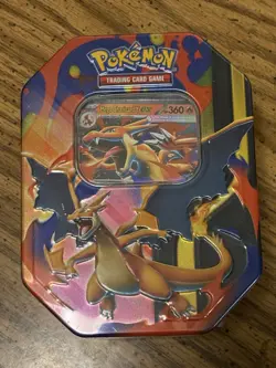 Mega Charizard Ex Tin - Mega Charizard Y EX Promo - Pokemon Sealed! - Image 1