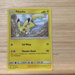 2017 Pikachu 40/147 Burning Shadows Pokemon Card - Image 1