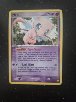 Pokemon Mew 10/92 Legend Maker Holo Rare 70HP English Basic Card Near Mint - Image 1