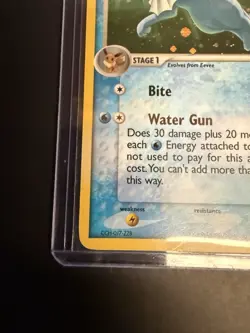 Vaporeon 6/17 LP Holo Rare POP Series 3 2006 Pokemon TCG - Image 3