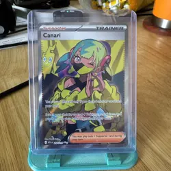 Pokemon Trainer Canari 257/217 Full Art Ultra Rare Holo Ascended Heroes - Image 1