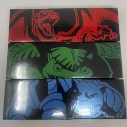 Pokemon Chinese 25th Anniversary Charizard, Blastoise, Venusaur Reinforced Box - Image 1
