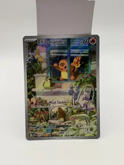 Charmander 044 Promo Pokemon TCG Obsidian Flames Illustration Rare NM - Image 1