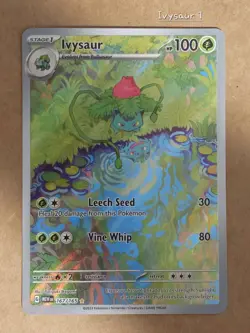 Ivysaur 167/165 Illustration Rare 151 SV Pokemon TCG NM/LP - Image 1