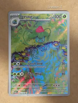 Ivysaur 167/165 Illustration Rare 151 SV Pokemon TCG NM/LP - Image 3