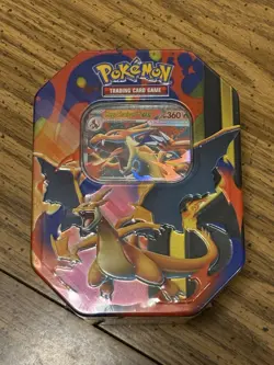 Mega Charizard Ex Tin - Mega Charizard Y EX Promo - Pokemon TCG Factory Sealed - Image 1