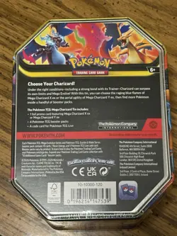 Mega Charizard Ex Tin - Mega Charizard Y EX Promo - Pokemon TCG Factory Sealed - Image 2
