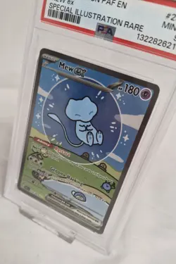 Pokemon Mew EX TCG Card Paldean Fates Sir, PSA 9, 'Bubble Mew' 232/091 - Image 2
