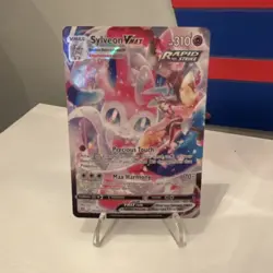 Pokemon Sylveon VMAX TG15/TG30 Full Art Ultra Rare Holo Rapid Strike Card - Image 1