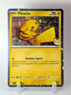 🔥Pikachu 051/162 - Cosmos Holo - Pokemon Day 2026 Stamped Promo -Pokemon TCG NM - Image 1