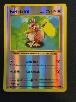 POKEMON CARD Farfetch'd 68/108 Evolutions Reverse Holo Mint Pack Fresh Free P&P - Image 1