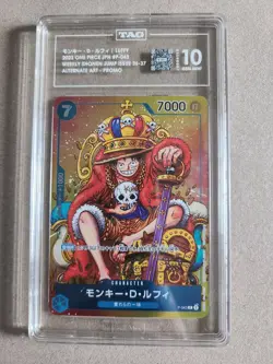 (TAG 10) Monkey D. Luffy P-043 Shonen Jump Foil Promo Japanese - Image 1