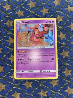 Pokemon Card Sun & Moon Promo Deoxys SM164 Holo - Image 1