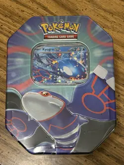 Pokemon TCG Azure Legends Kyogre ex Tin Box 2025 Sealed English - Image 1