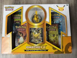 Pokemon Generations 20th Anniversary Pikachu EX Red Blue Collection Box New! - Image 1