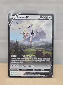 Pokemon TCG Arceus V SWSH204 Sword & Shield Black Star Promos NM - Image 1