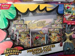 Pokemon TCG: Mega Lucario Premium Poster Collection Brand New Sealed - Image 1