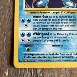 2000 Pokemon Base Set 2 Poliwrath Holo HP 15/130 - Image 4