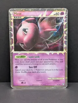 Mew (Prime) 97/102 Triumphant Holo Ultra Rare Pokemon TCG Nintendo - Image 1