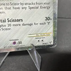 Pokemon 2010 TCG Scizor (prime) Undaunted Holo Ultra Rare #84/90 HP - Image 4